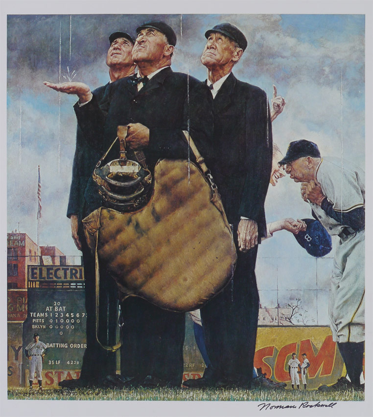 Appraisal: OF NORMAN ROCKWELL SUITE SIGNED PRINTS iconic prints from the