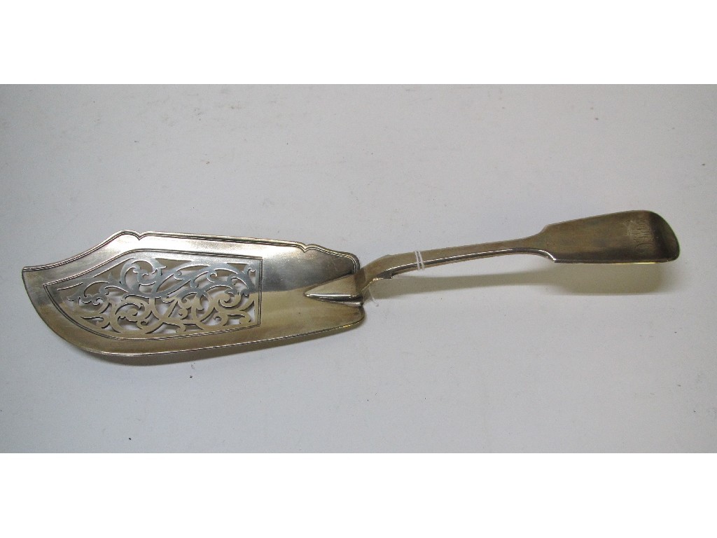 Appraisal: A Victorian silver fish slice London