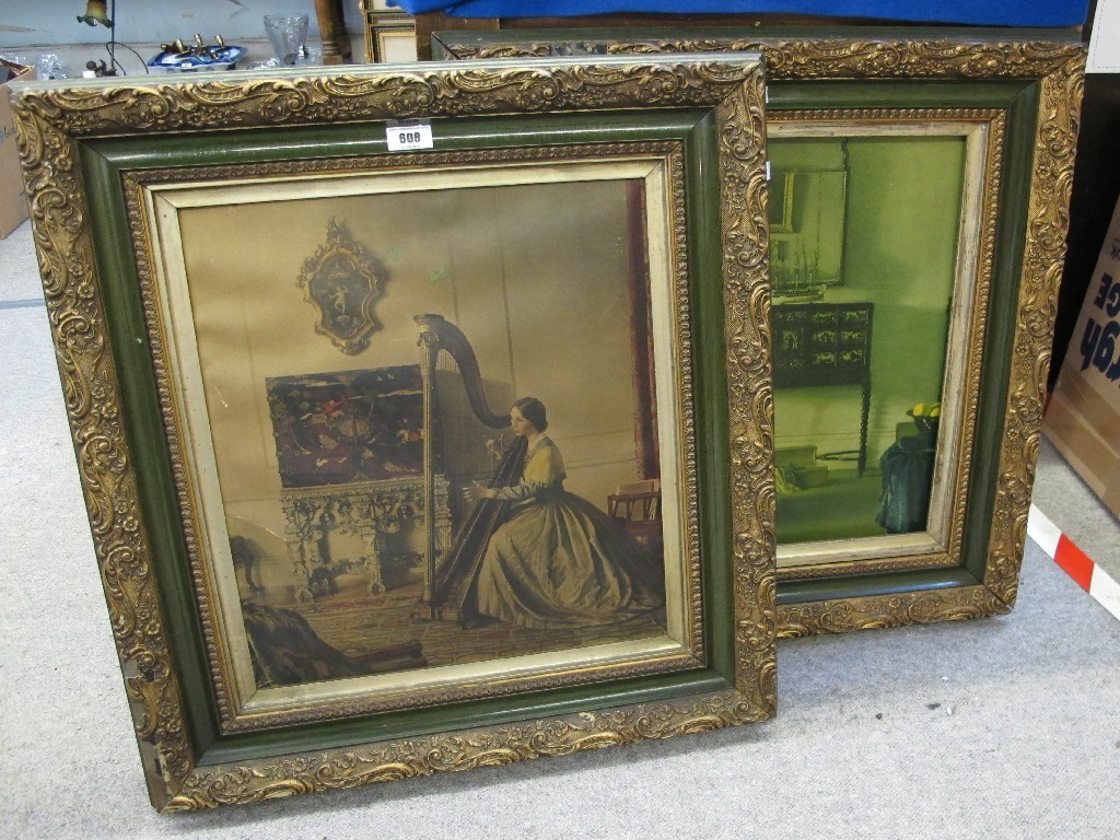 Appraisal: Two framed prints