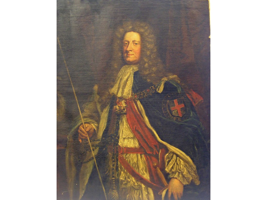 Appraisal: Manner of Godfrey Kneller The Duke of Devonshire three quarter