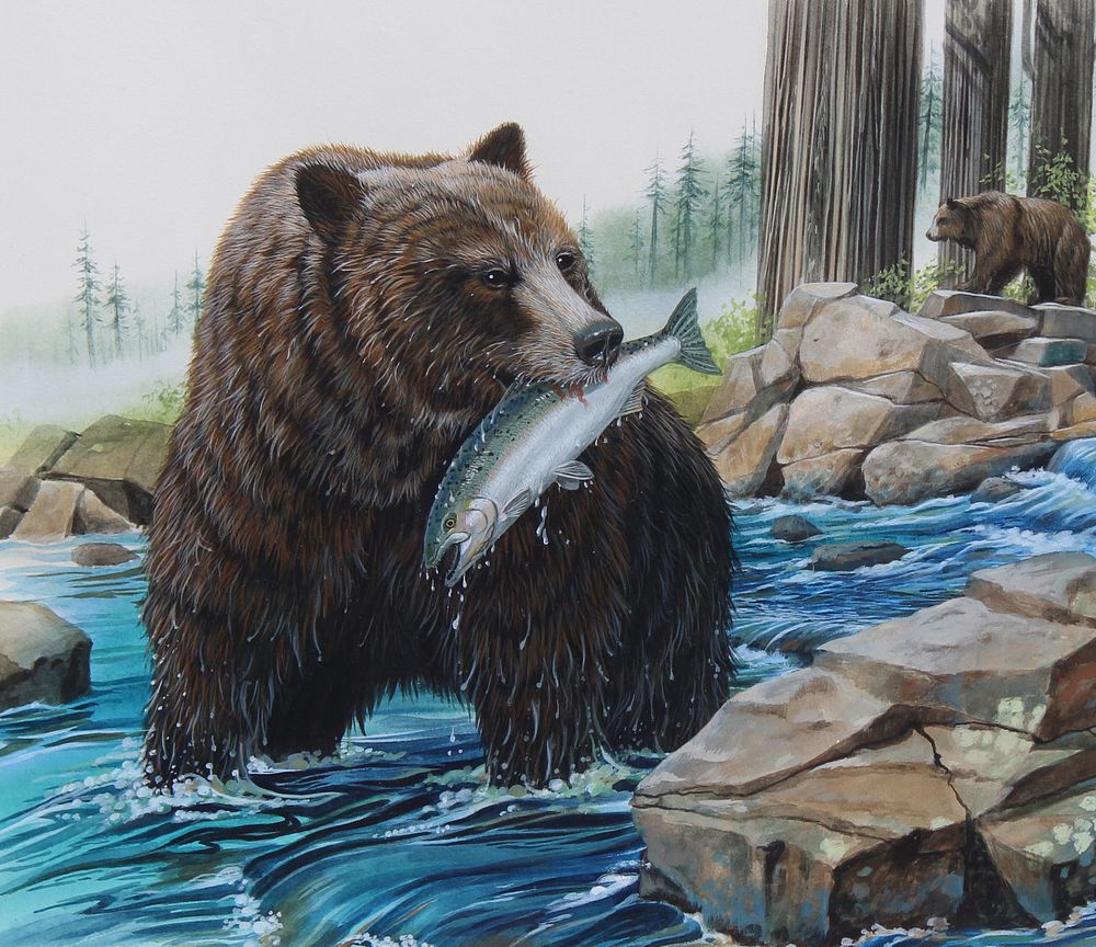 Appraisal: Don Balke North Carolina B Grizzly Bear Don Balke North