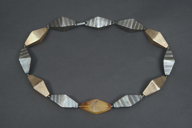 Appraisal: Joanna Hawthorn British Contemporary A parcel gilt oxidised silver and