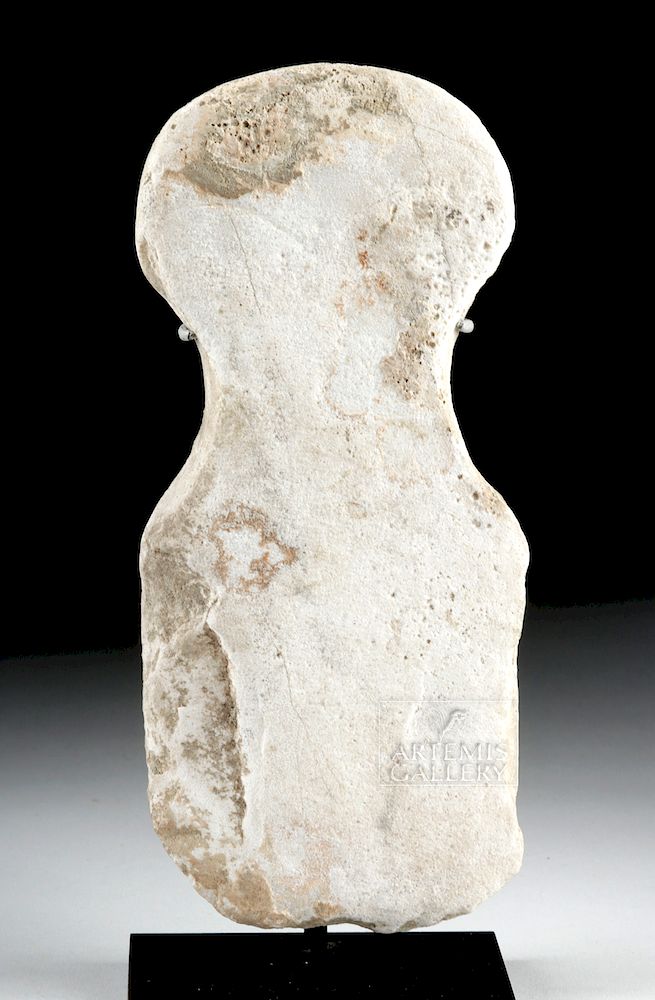 Appraisal: Anatolian Marble Idol - Troy Type Abstract Originally Listed At