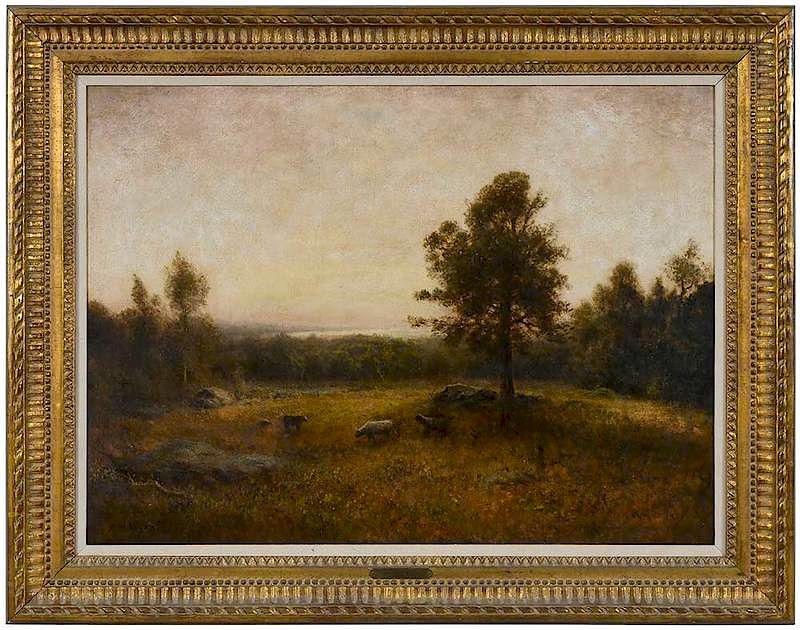 Appraisal: Alexander Helwig Wyant American - View of Mt Mansfield signed