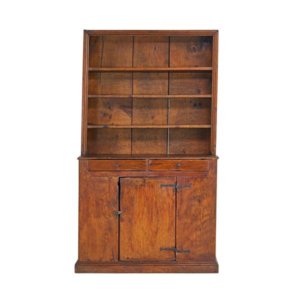 Appraisal: COUNTRY STEPBACK CUPBOARD Condition Report