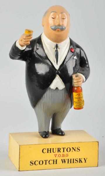 Appraisal: Rubberoid Churtons Scotch Whiskey Figure s U K Condition Excellent