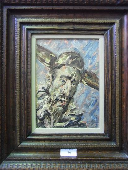 Appraisal: MARIAN KRATOCHWIL Polish - Head of Don Quixote London circa