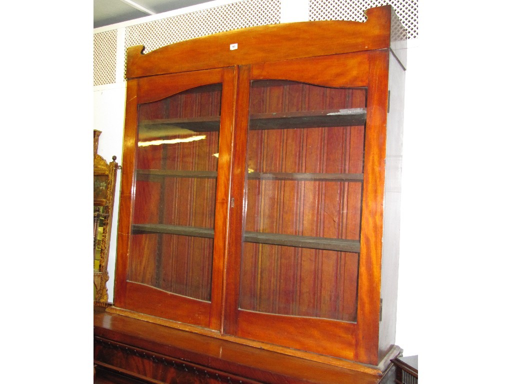 Appraisal: Victorian mahogany bookcase