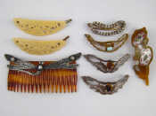 Appraisal: A mixed lot comprising a quantity of hair ornaments including