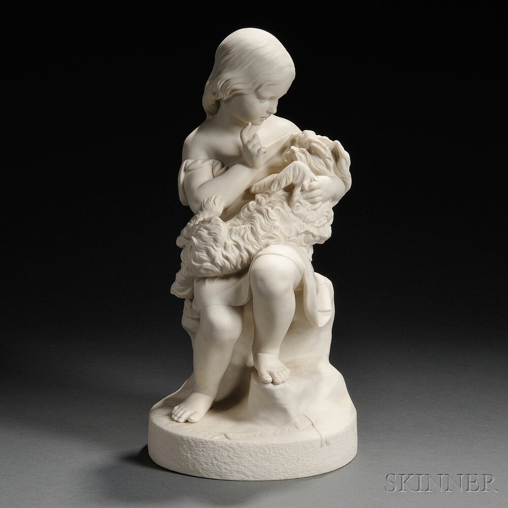 Appraisal: Copeland Parian Figure Go to Sleep England c modeled as