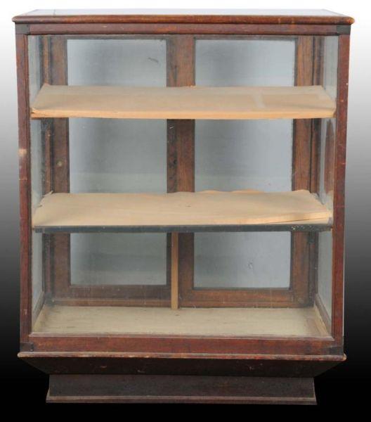 Appraisal: Country Store Display Case Description Sliding back doors and three