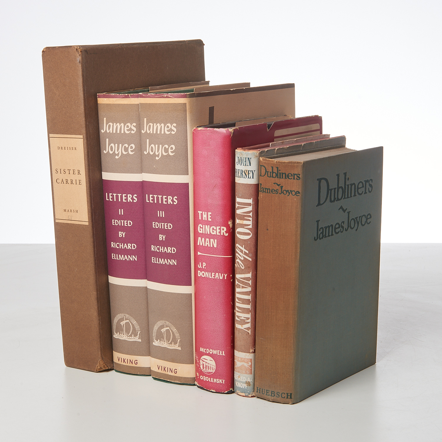 Appraisal: VOLS LITERATURE INCL JAMES JOYCE Six hardcovers including James Joyce