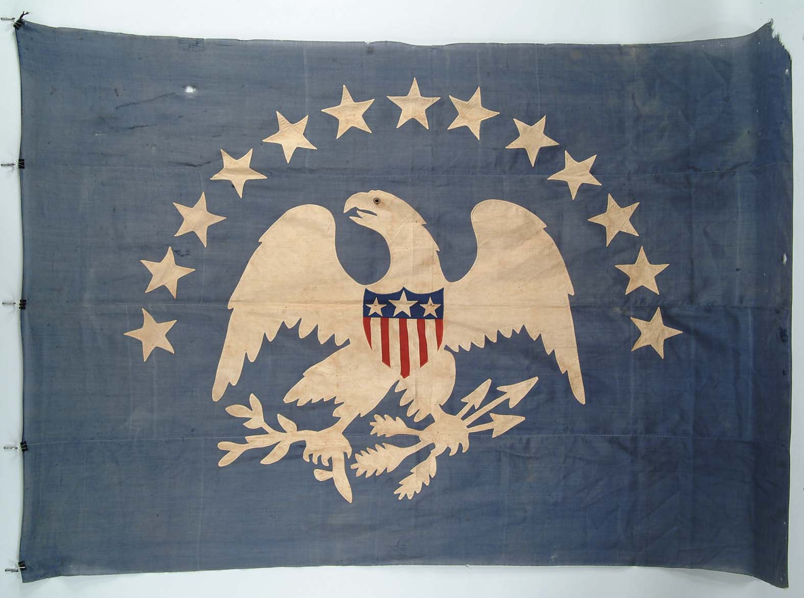 Appraisal: CIVIL WAR ERA AMERICAN MARITIME FLAG x Sarah McFadden s