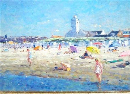 Appraisal: Niek van der Plas Dutch b A Sunny Afternoon at