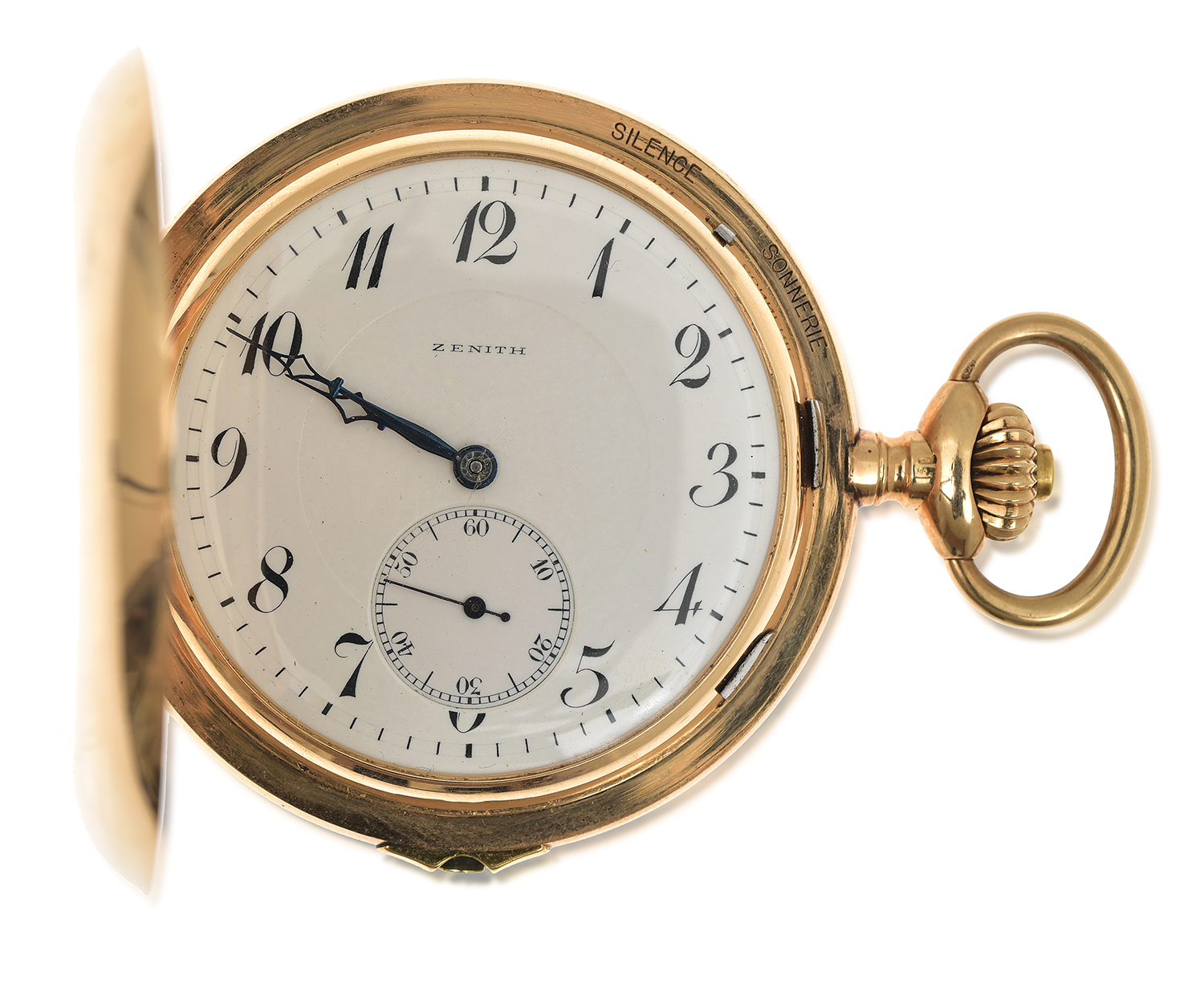 Appraisal: A ZENITH SONNERIE MINUTE REPEATING CLOCK POCKET WATCH Crown wind