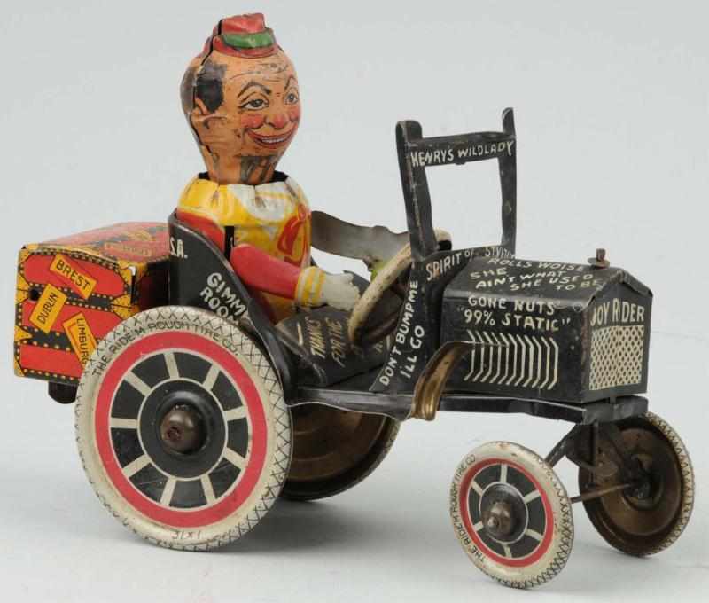 Appraisal: Tin Marx Joy Rider Car Wind-Up Toy Description American Working