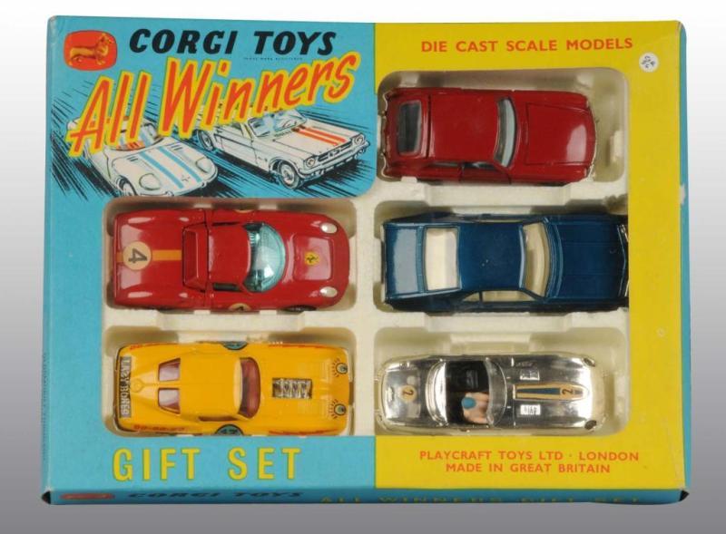 Appraisal: Corgi No All Winners Toy Car Die-Cast Gift Set Description