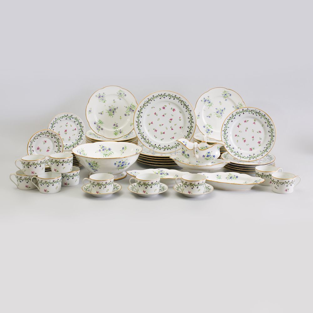 Appraisal: G D A Limoges Porcelain Part Dinner Service in the