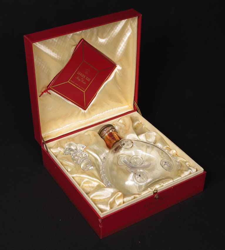 Appraisal: LOUIS XIII REMY MARTIN BOTTLE IN ORIGINAL BOX Baccarat for