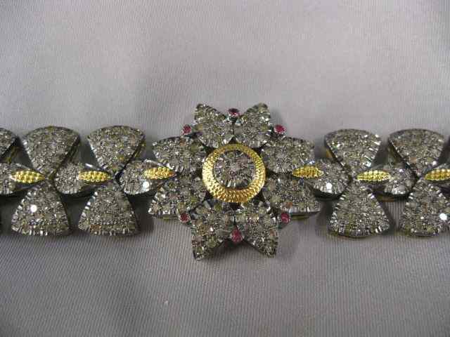 Appraisal: Diamond Bracelet hundreds of diamonds totaling carats in k gold