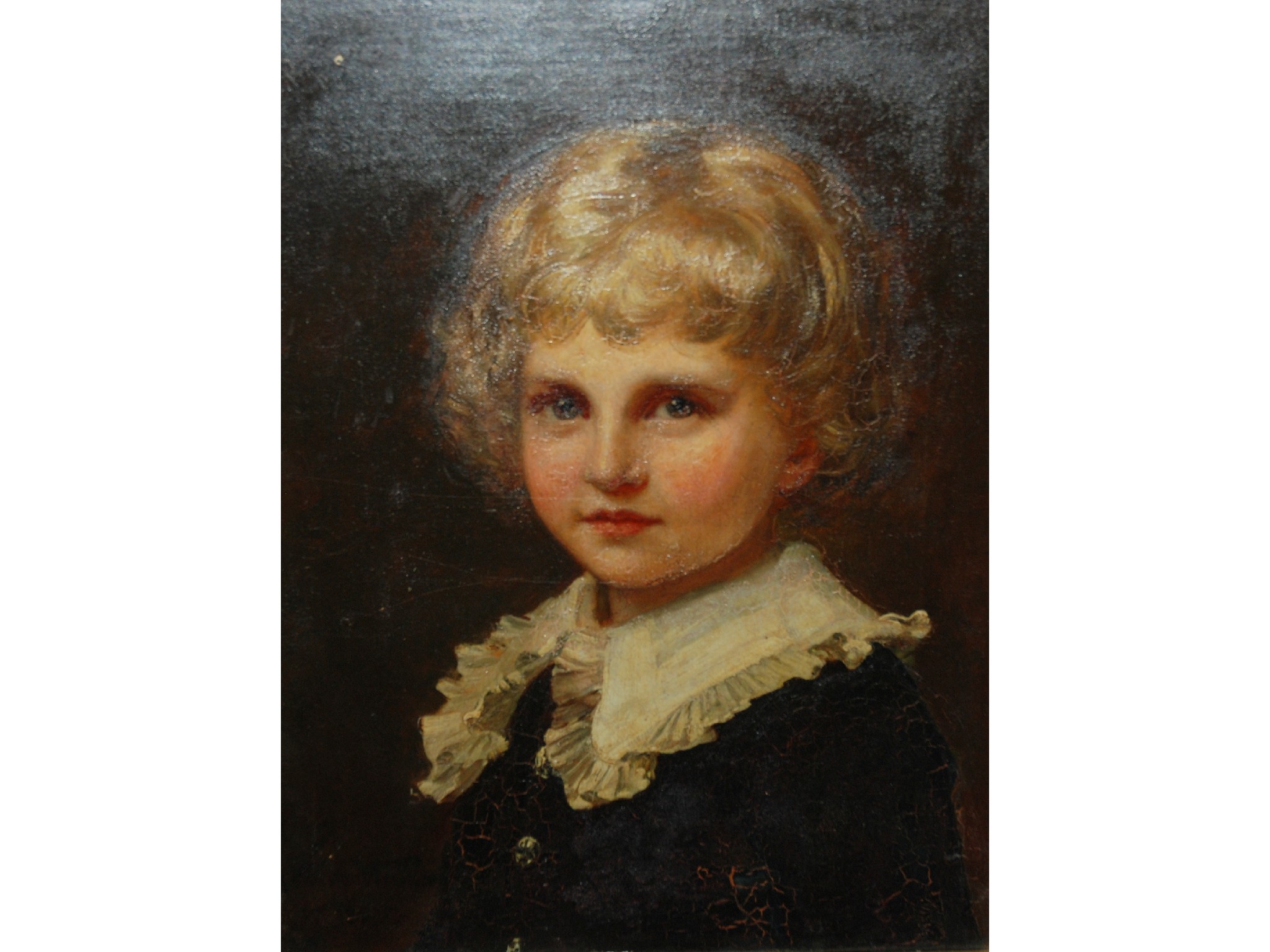 Appraisal: SCOTTISH SCHOOL th Century Portrait of a Boy oil on