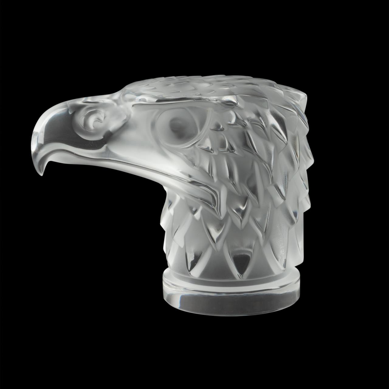 Appraisal: LALIQUE FRANCE 'TETE D'AIGLE' CRYSTAL CAR MASCOT Lalique France 'Tete