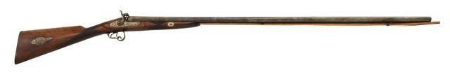 Appraisal: Belgium muzzle load percussion side by side shotgun c s-