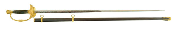 Appraisal: MAGNIFICENT CIVIL WAR PRESENTATION AMES MODEL STAFF FIELD OFFICER S