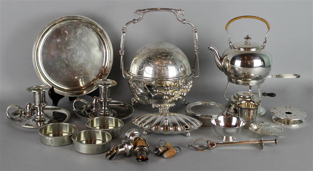 Appraisal: QUANTITY OF SILVERPLATE AND OTHER WARES including a Reed Barton