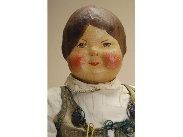 Appraisal: Early German Cloth Character Boy Girl Dolls Germany ca Kathe