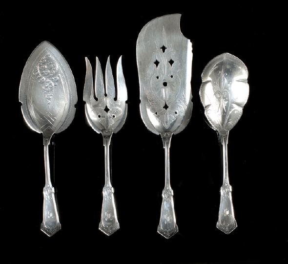 Appraisal: American Sterling Silver Humboldt -Pattern Pie and Pastry Server the