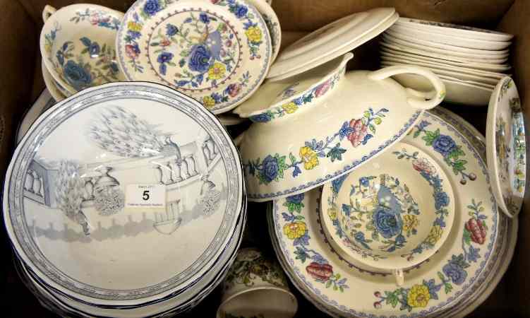 Appraisal: A collection of Masons Georgian Garden part Dinner Set and