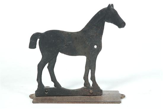 Appraisal: HORSE WINDMILL WEIGHT Made by Dempster Mill Manufacturing Co Beatrice