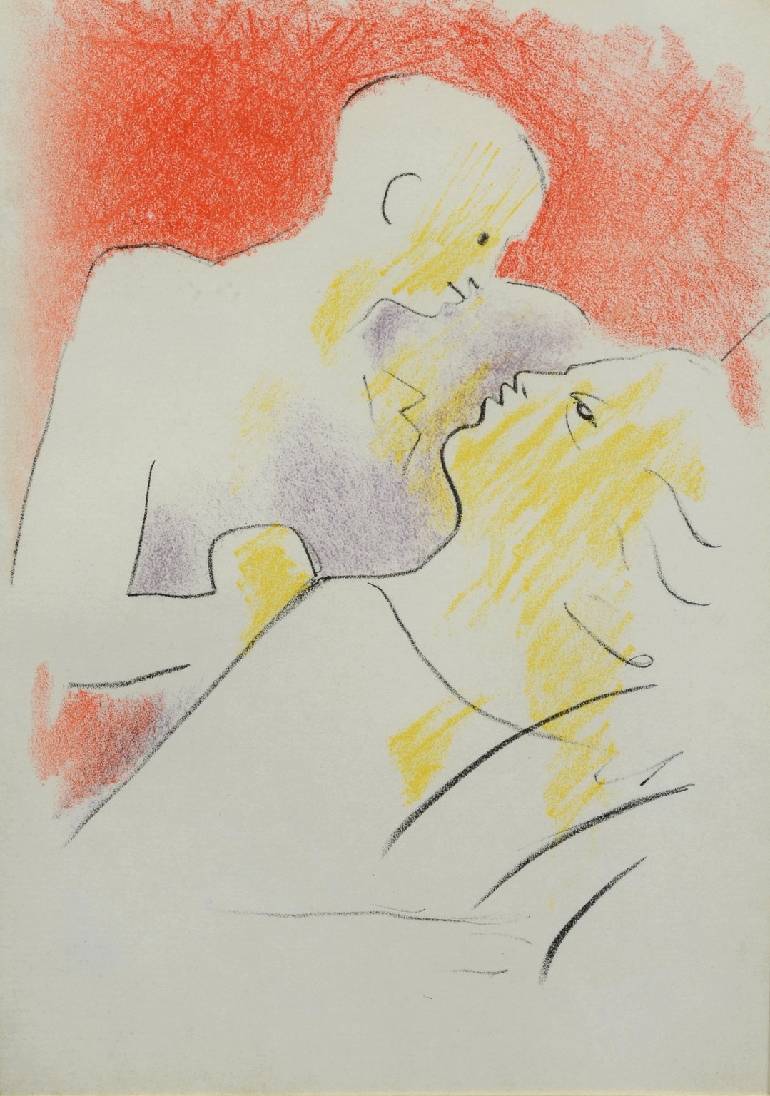 Appraisal: Jean Cocteau French - color lithograph Les Parents Terrible -