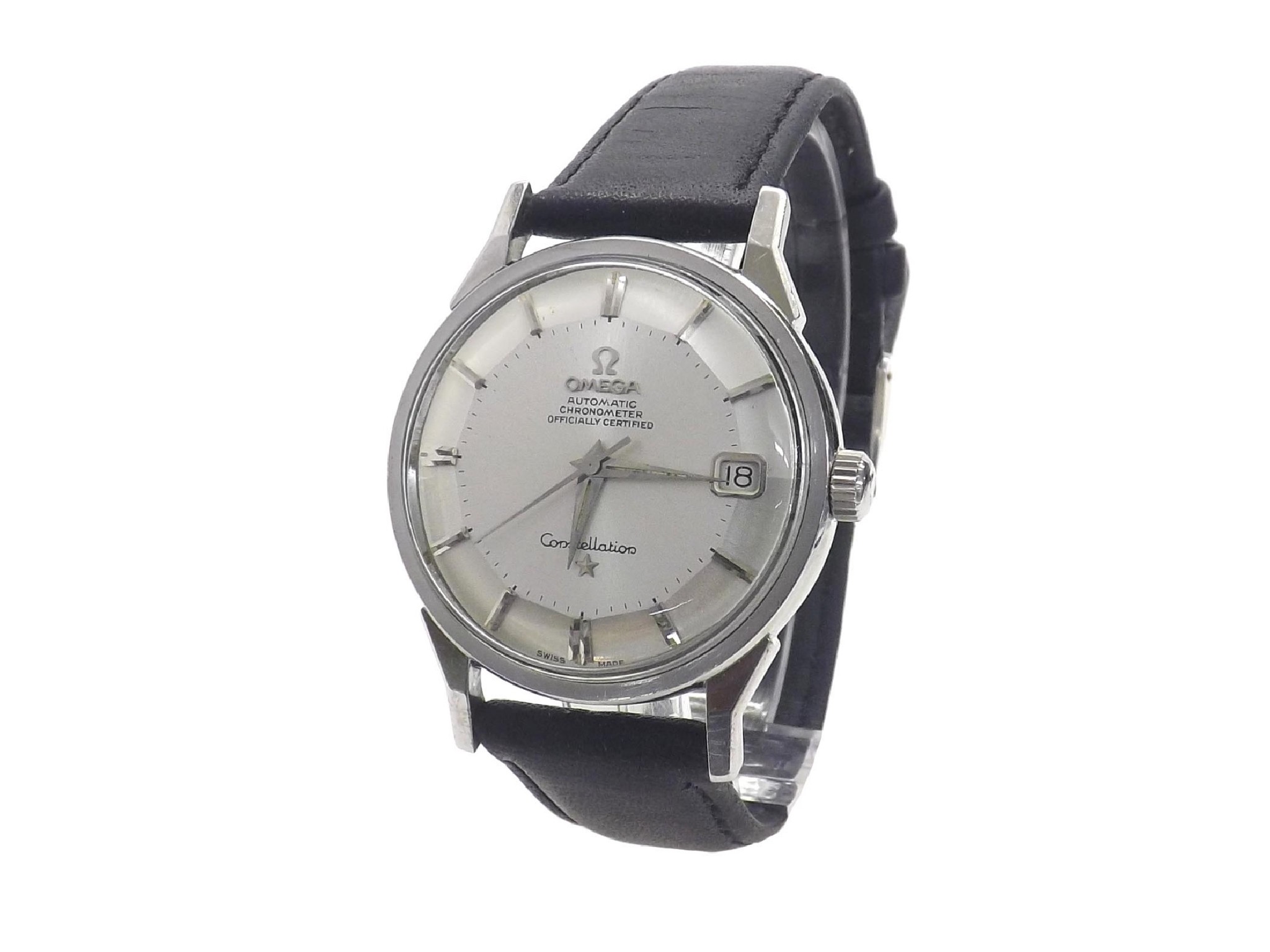 Appraisal: Omega Constellation Chronometer automatic stainless steel gentleman's wristwatch ref SC