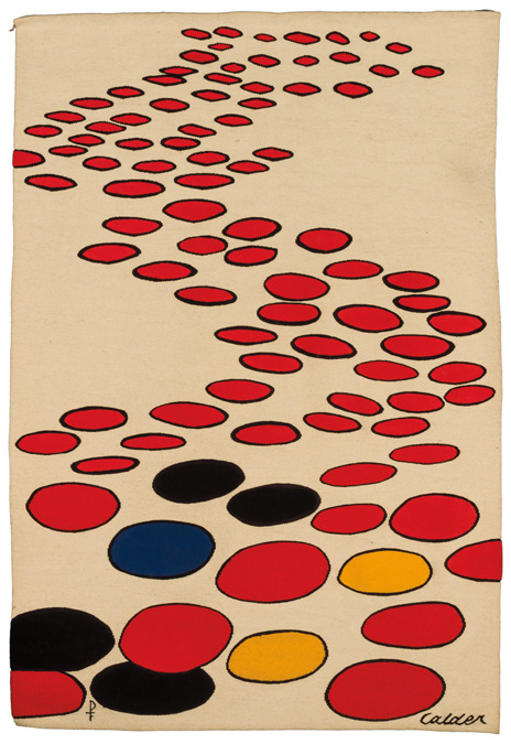 Appraisal: ALEXANDER SANDY CALDER American - Beaucoup de soucoupes volantes Aubusson