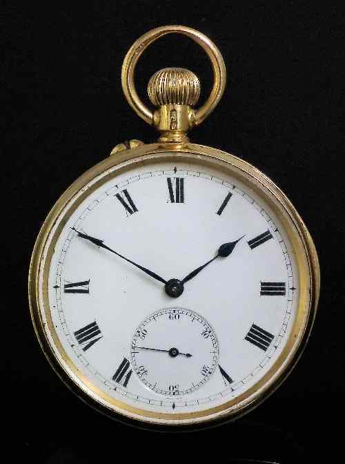 Appraisal: An Edward VII gentleman's ct gold cased open faced keyless