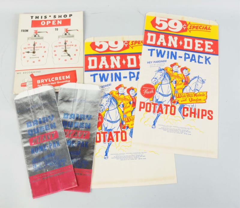 Appraisal: Lot Of Assorted Advertising Items This lot includes two Dan