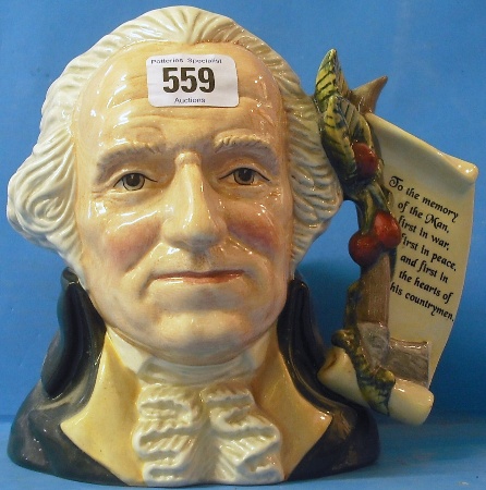 Appraisal: Royal Doulton Large Character Jug George Washington D limited edition