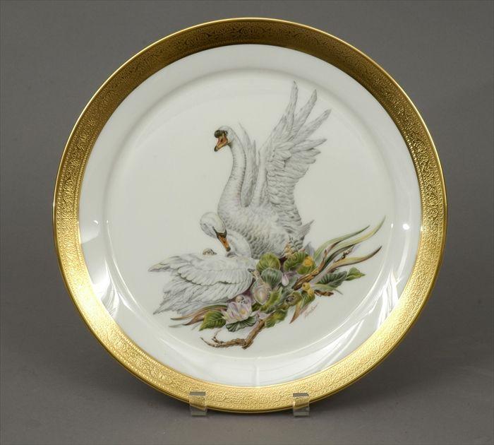 Appraisal: Edward Marshall Boehm Porcelain Commemorative Plate Bird of Peace Sculpture