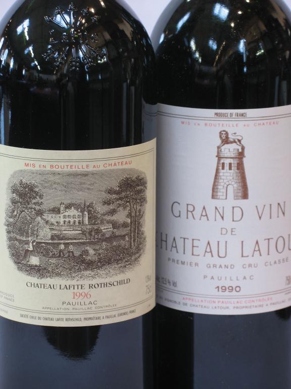 Appraisal: A CASE OF GRAND VIN DE LATOUR two bottles with