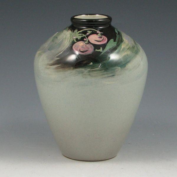 Appraisal: Weller Late Line Eocean vase with cherries Unmarked Mint tall