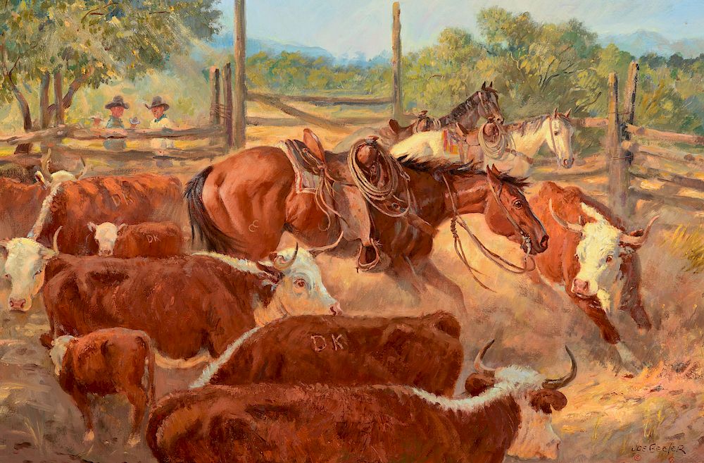 Appraisal: Joe Beeler - Nature of a Cow Horse Exclusive on