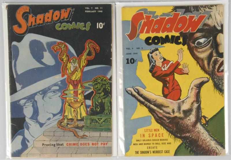 Appraisal: Lot of s Shadow Comics Description This lot includes Vol