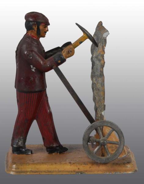 Appraisal: Carette Miner No Steam Toy Description German Made circa Miner