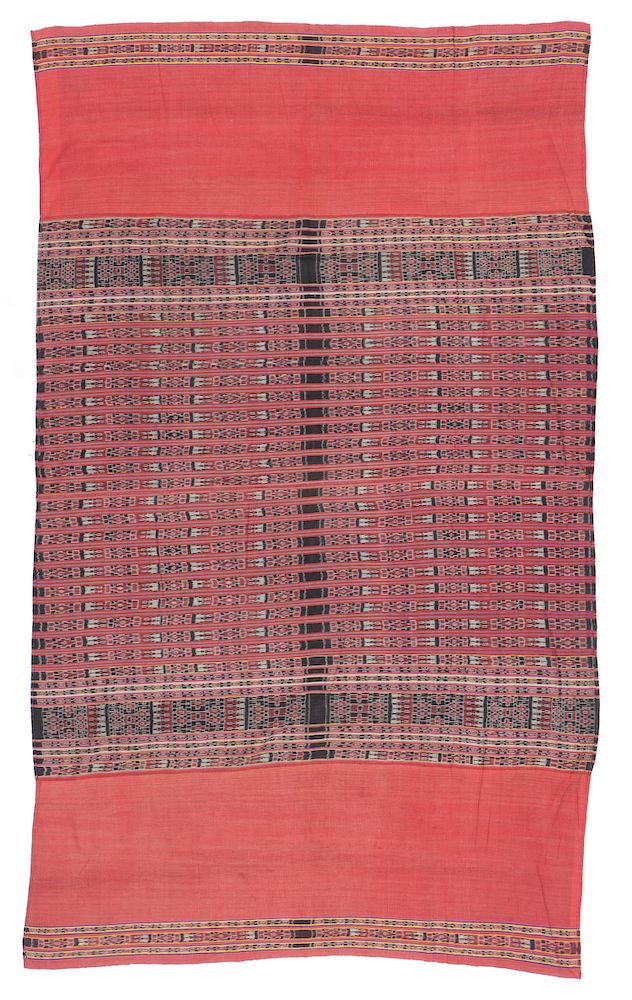 Appraisal: Rare West Timor Ceremonial Ikat Textile Ceremonial textile used as