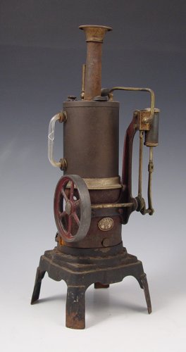 Appraisal: GERMAN ERNEST PLANK VERTICAL STEAM ENGINE Marked with EP plaque