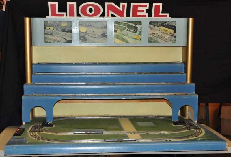 Appraisal: Lionel No Store Countertop Display Description American Post war Plywood