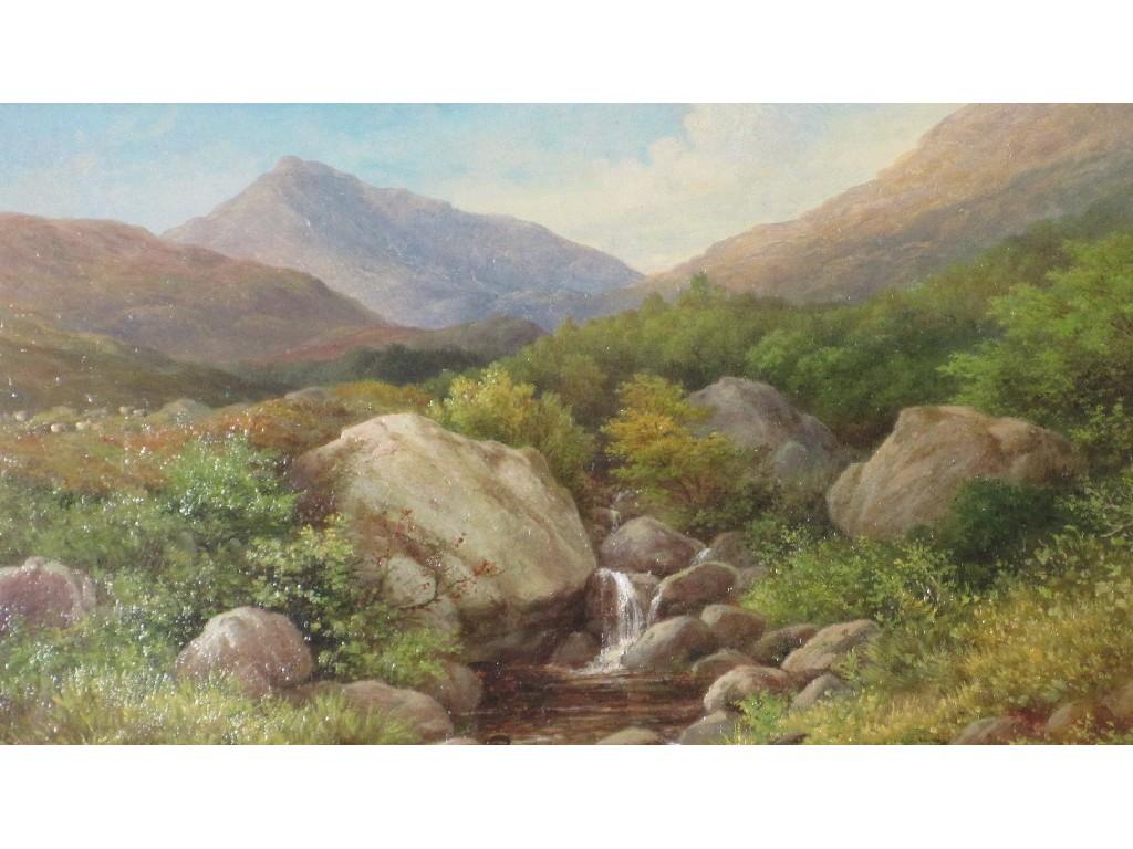 Appraisal: W W GILL fl - A Mountain Streamsigned 'W W