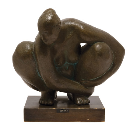 Appraisal: Francisco Zuniga Mexican - Desnudo de Cuclillas Crouching Nude Estimate